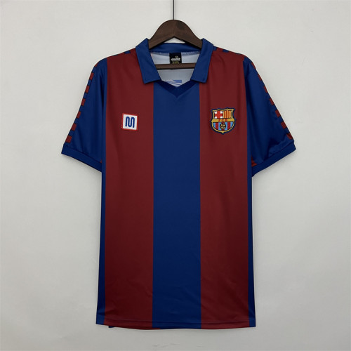 Retro Jersey 1980-1982 Barcelona Home Soccer Jersey Vintage Football Shirt