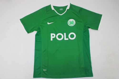 Retro Shirt 2008-2009 VfL Wolfsburg Home Soccer Jersey Vintage Football Shirt