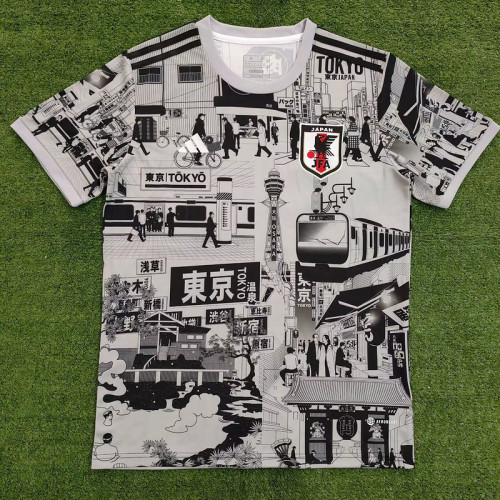 Fan Version 2024 Japan Black Tokyo Edition Soccer Jersey Football Shirt