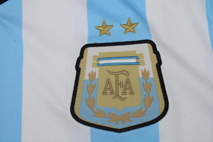 Retro Jersey 2014 Argentina Home Soccer Jersey Vintage Football Shirt