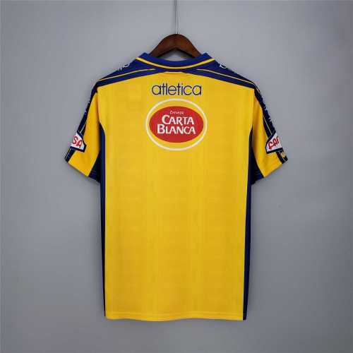 Retro Jersey 1999-2000 Tigres UANL Home Yellow Soccer Jersey Vintage Football Shirt