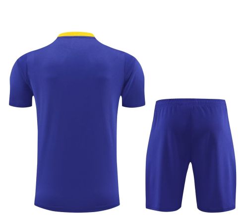 Adult Uniform 2024 Inter Milan Purple Soccer Training Jersey and Shorts Football Kits