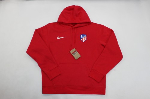 2024 Atletico Madrid Red Soccer Hoodie Football Hoody Cotton Sweater