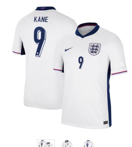 Fan Version England 2024 KANE 9 Home Soccer Jersey Football Shirt