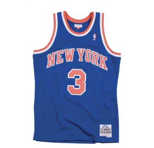 Mitchell&Ness New York Knicks 3 Starks NBA Jersey Blue Men's Basketball Shirt