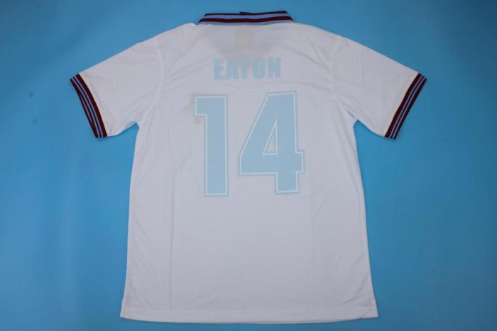 Retro Jersey 1980 West Ham United EOTAN 14 FA Cup Final White Soccer Jersey Vintage Football Shirt