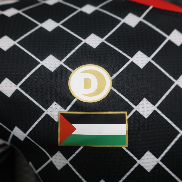 Player Version 2024 Palestine Special Edition Black Soccer Jersey Football Shirt