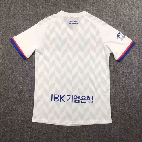 Fan Version 2024-2025 Suwon FC Away White Soccer Jersey Football Shirt