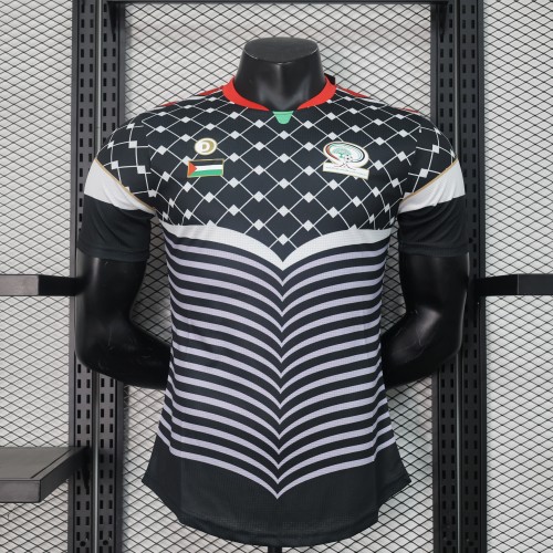 Player Version 2024 Palestine Special Edition Black Soccer Jersey Football Shirt