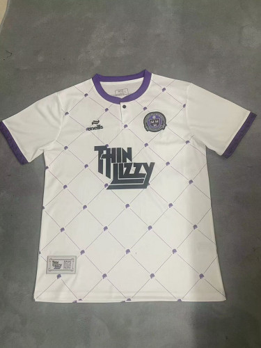 Fans Version 2024-2025 Bohemian Away White Soccer Jersey Football Shirt