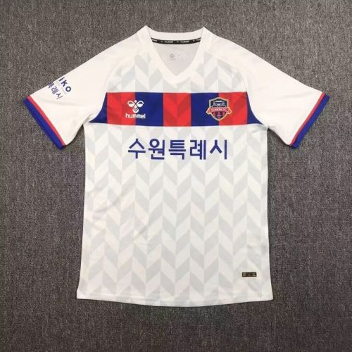 Fan Version 2024-2025 Suwon FC Away White Soccer Jersey Football Shirt