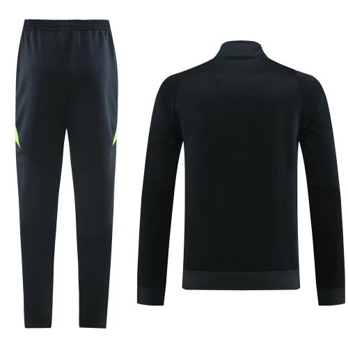AJ17 Blank AD Soccer Training Jacket and Pants Football Suits