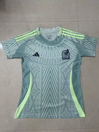 Women Mexico 2024 Away Soccer Jersey Girl Football Shirt