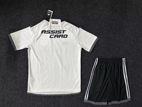 Adult Uniform 2024-2025 Colo-Colo Home Soccer Jersey Shorts Football Set