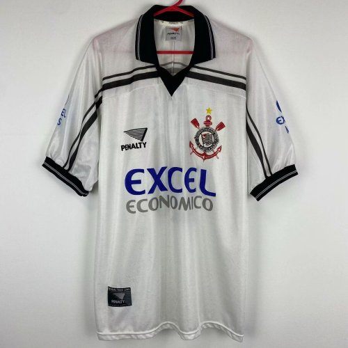 Retro Jersey 1998 Corinthians Home Football Shirt Vintage Soccer Jersey