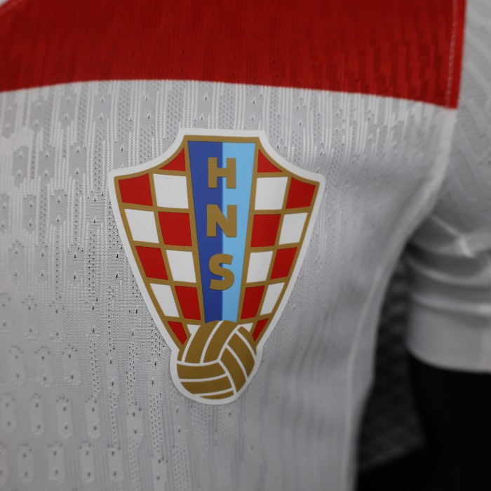 Player Version Croatia 2024 Home Soccer Jersey Football Shirt
