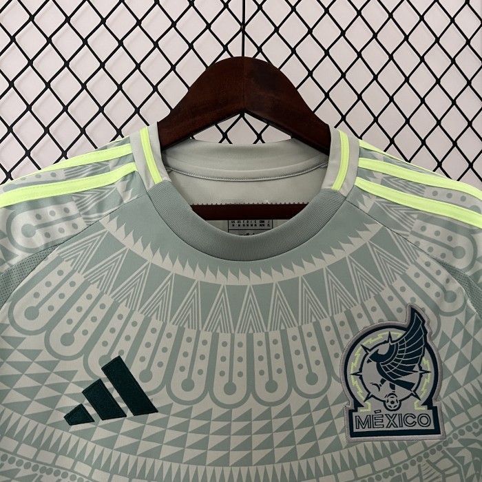 Fan Version Mexico 2024 Away Soccer Jersey Adulto Camiseta de Futbol