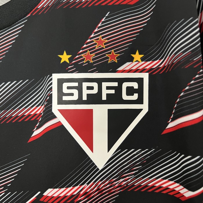Fans Version 2024-2025 Sao Paulo Colorful Soccer Training Jersey