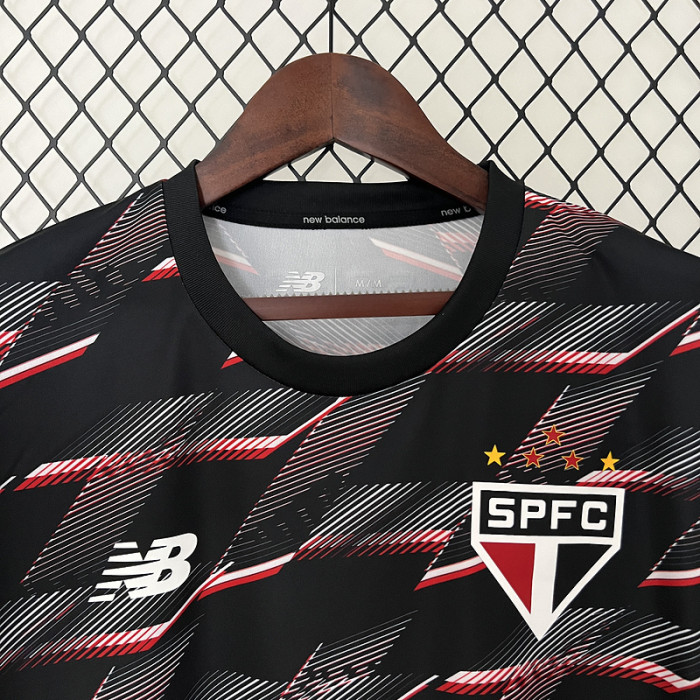 Fans Version 2024-2025 Sao Paulo Colorful Soccer Training Jersey