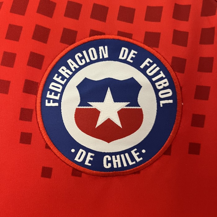 Fans Version Chile 2024 Home Soccer Jersey Football Shirt