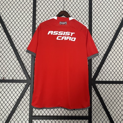 Fan Version 2024-2025 Colo-Colo Third Away Red Soccer Jersey