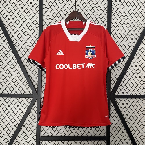 Fan Version 2024-2025 Colo-Colo Third Away Red Soccer Jersey