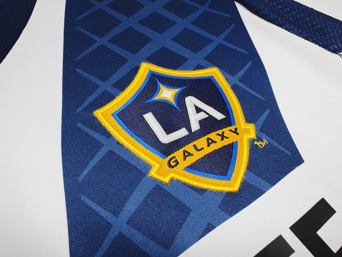 with MLS Cup Champion Patch Long Sleeve Retro Jersey 2011-2012 Los Angeles Galaxy Home Soccer Jersey