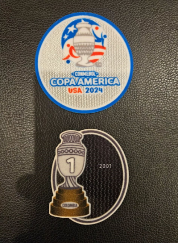 Copa America 2024 Patch Trophy 1 Badge for 2024 Colombia Jersey