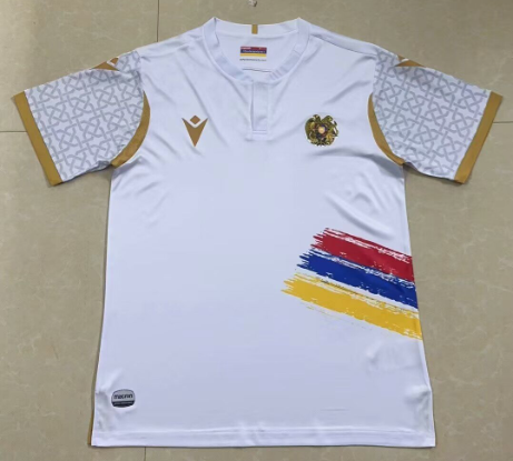 Fan Version Armenia 2024 Away Soccer Jersey Football Shirt