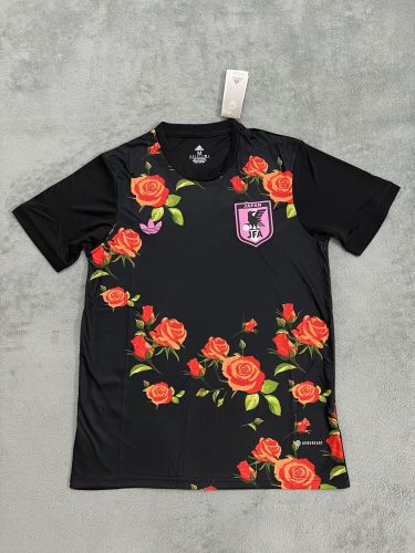 Fan Version 2024 Japan Black Rose Version Soccer Jersey Football Shirt