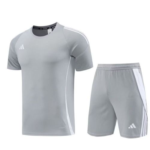 AD Adult Uniform DIY Custom Blank Soccer Uniform Jersey Shorts Football Training Set