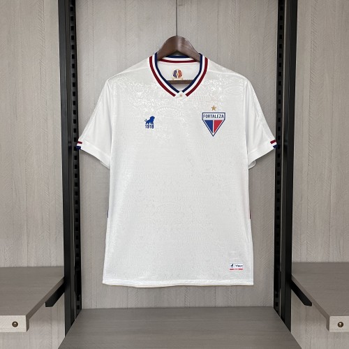 Fans Version 2023-2024 Fortaleza Away White Soccer Jersey Football Shirt
