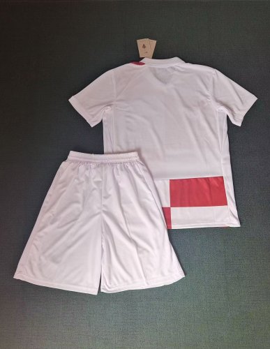 Adult Uniform Croatia 2024 Home Soccer Jersey Shorts Football Kit