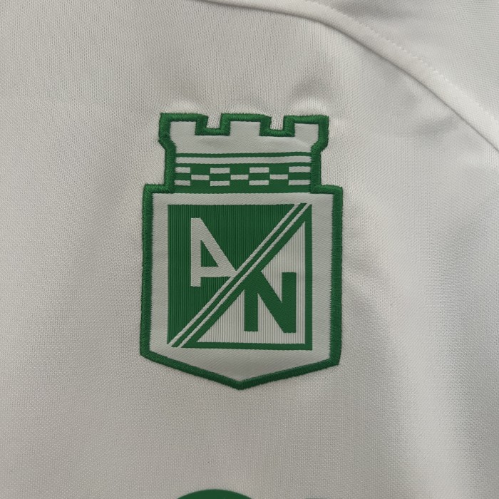 Fans Version 2024-2025 Atletico Nacional de Medellin Away White Soccer Jersey