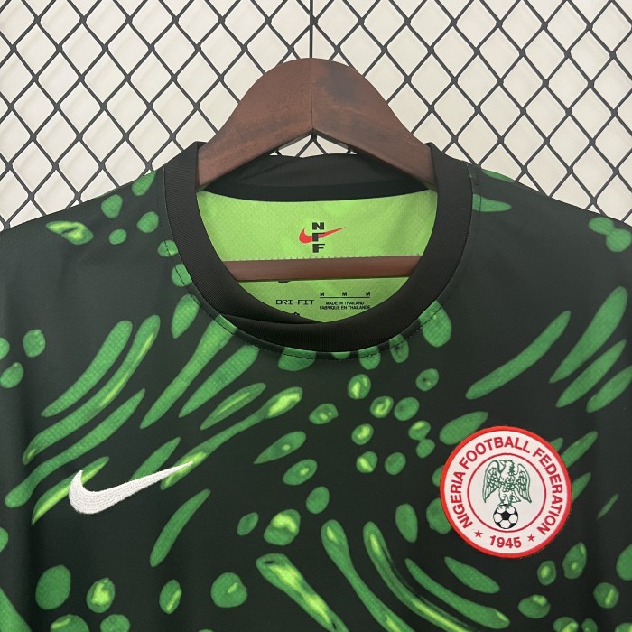 Fan Version 2024 Nigeria Home Soccer Jersey Football Shirt