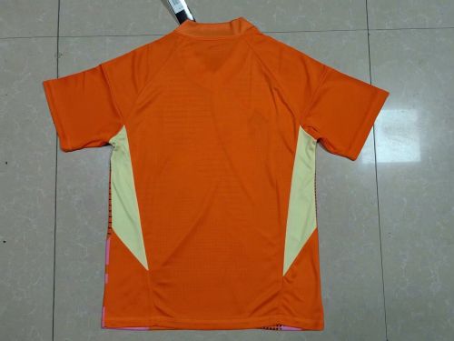 Fan Version Italy 2024 Orange Goalkeeper Soccer Jersey Italia Football Shirt