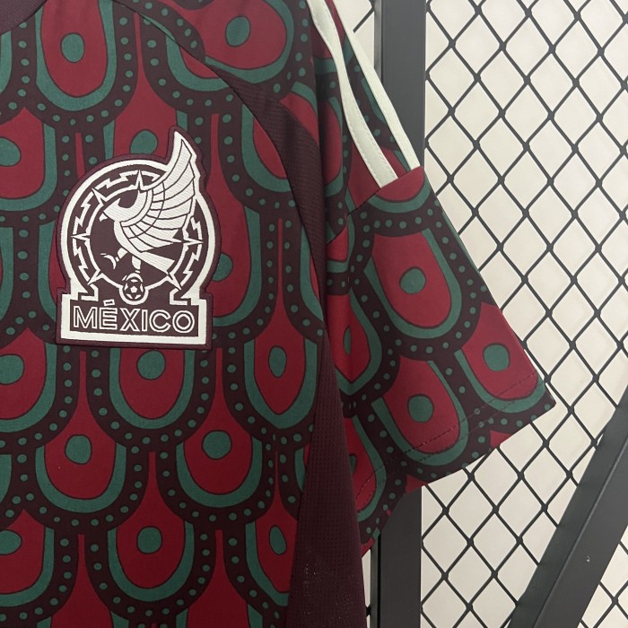 Fan Version Mexico 2024 Home Soccer Jersey Adulto Camiseta de Futbol