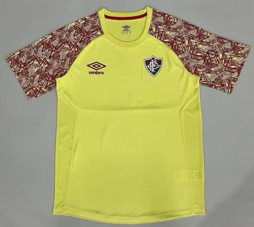 Fan Version 2024-2025 Fluminense Yellow Goalkeeper Soccer Jersey Football Shirt