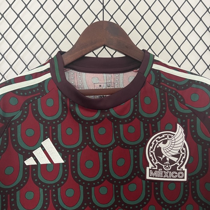 Fan Version Mexico 2024 Home Soccer Jersey Adulto Camiseta de Futbol
