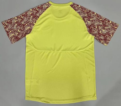Fan Version 2024-2025 Fluminense Yellow Goalkeeper Soccer Jersey Football Shirt