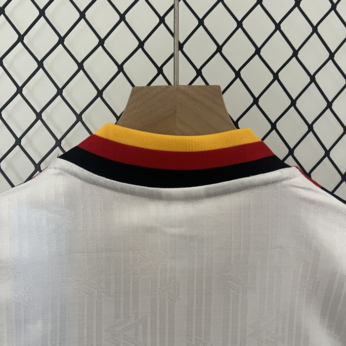 Retro Youth Uniform 1994 Germany Home Soccer Jersey Shorts Vintage Child Football Kit