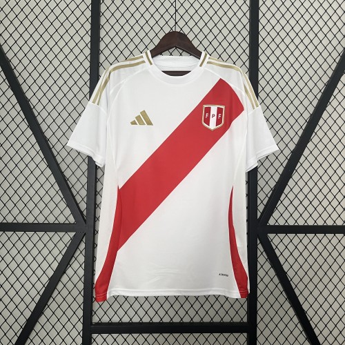 Fans Version 2024 Peru Home Soccer Jersey Football Shirt