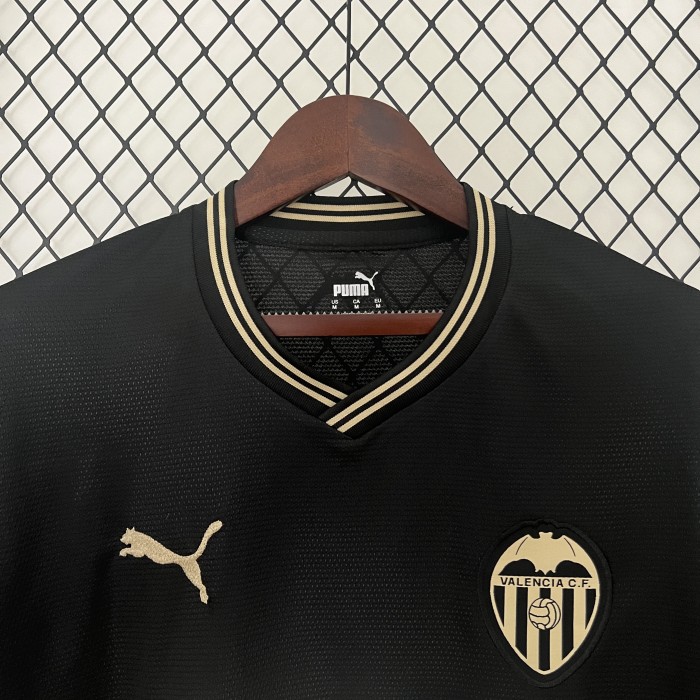 Fans Version 2023-2024 Valencia Special Edition Black Soccer Jersey