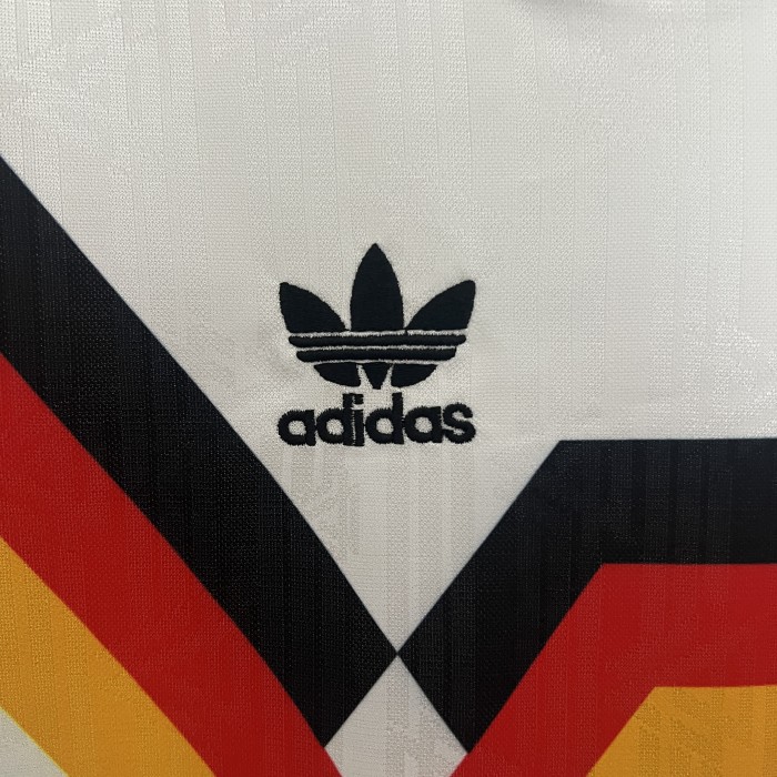 Retro Youth Uniform 1990 Germany Home Soccer Jersey Shorts Vintage Child Football Kit