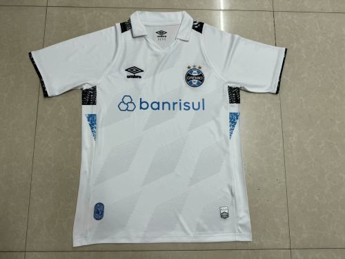 Fan Version 2024-2025 Gremio Away White Soccer Jersey Football Shirt