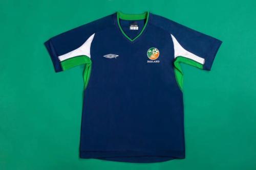 Retro Jersey 2002 Ireland Blue Soccer Training Jersey