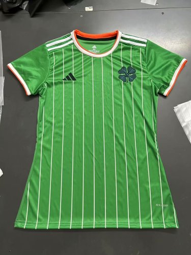 Women Celtic 2024-2025 Green Soccer Jersey Girl Football Shirt