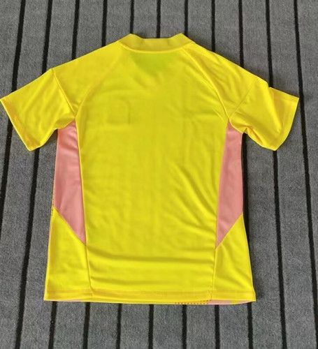 Fan Version 2024 Mexico Yellow Goalkeeper Soccer Jersey Adulto Camiseta de Futbol