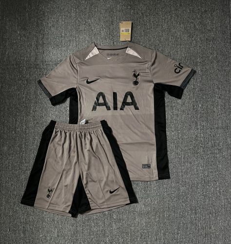 Adult Uniform 2023-2024 Tottenham Hotspur Third Away Soccer Jersey Shorts Spurs Football Kit