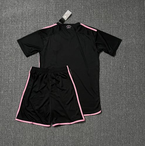 Adult Uniform 2023-2024 Inter Miami Away Soccer Jersey Shorts Football Kit